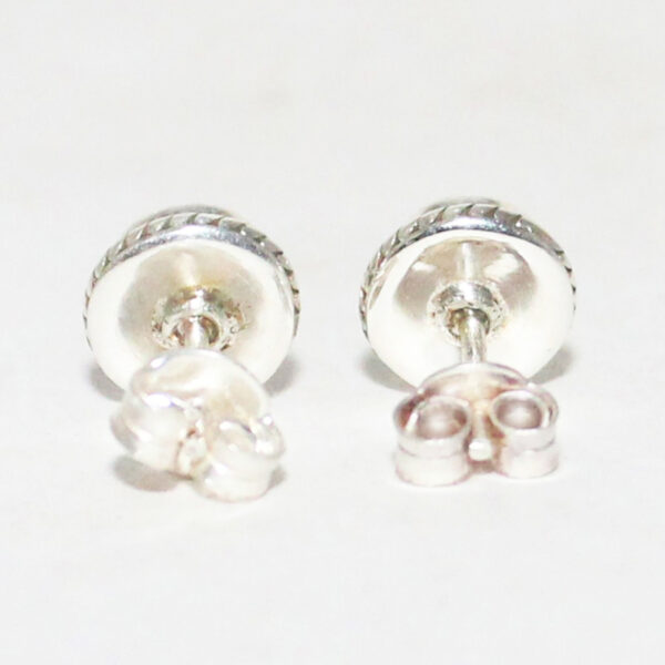 925 Sterling Silver Rainbow Moonstone Earrings Handmade Jewelry Gemstone Birthstone Earrings back picture