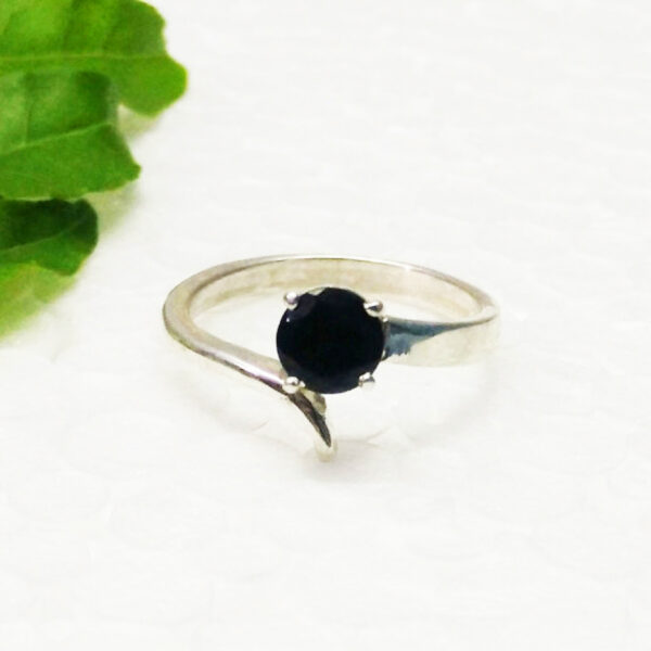 925 Sterling Silver Tourmaline Ring Handmade Jewelry Gemstone Birthstone Ring front picture